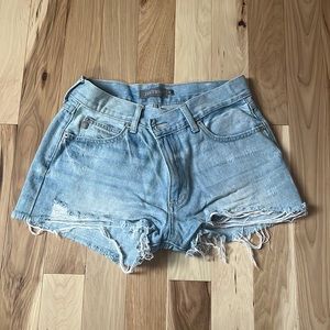 Distressed Jean Shorts